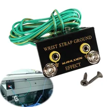 Прочный Зеленый Mayitr Антистатическая розетка l-образный ОУР кольцевой клеммный кабель заземления для наручного ремешка настольные коврики