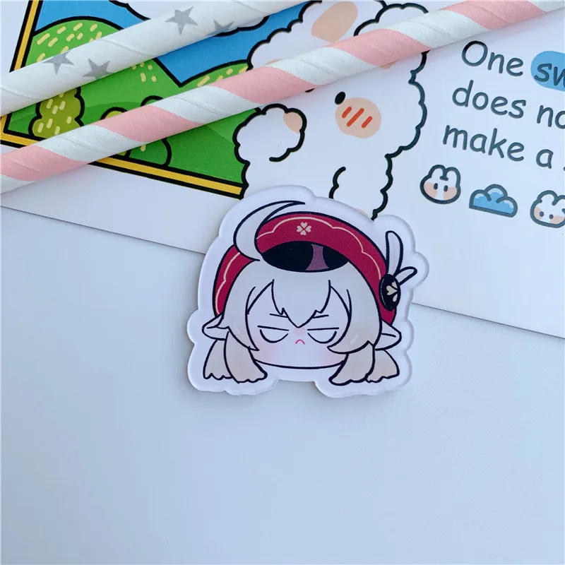Game Genshin Impact Venti Keqing Xiao Pins  Button Brooch Chest Ornament Clothing for Backpacks Cosplay Itabag Collection