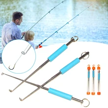 Extracteur d'Hameçon de Pêche Facile en Acier Inoxydable, Outils et Équipement de Pêcheur, Dispositif de Découplage Rapide 