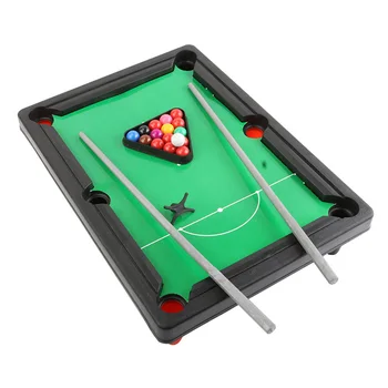 

Desktop Simulation Family Fun Mini Billiards Set Wear Resistant Pool Table Interactive Board Game Entertainment Sports Toy Cues