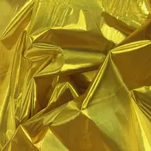 Double-side colored gold silver lightweight fabric for decor dance waving 150cm by yard