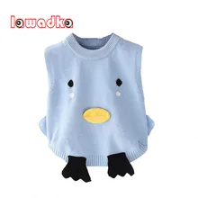 Вязаная Детская одежда с мультяшным рисунком, зимняя одежда для маленьких мальчиков и девочек, Осенний жилет, пальто, повседневная верхняя одежда, жилет для мальчиков Вязаная Детская одежда с мультяшным рисунком, зимняя одежда для маленьких мальчиков и девочек, Осенний жилет, пальто, повседневная верхняя одежда, жилет для мальчиков