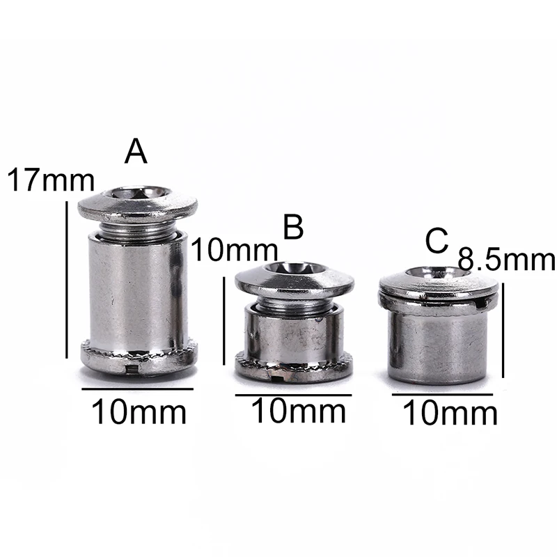 1Pair New MTB Mountain Bikes Road Bicycles Chain Wheel Crankset Monolock Double Screws Bolts Nut Parts | Спорт и развлечения