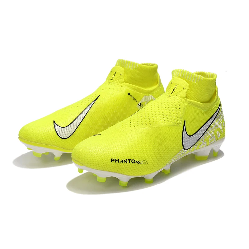 NIKE Dark One Generation Phantom VSN Elite DF FG трикотажные водонепроницаемые мужские футбольные бутсы 39-45