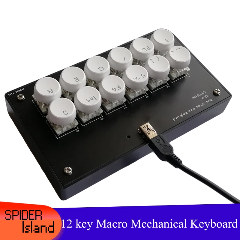 Custom 12 keys Designer Macro Programming Mechanical Keyboard Password Gaming PC Laptop MAC WIN7 8 10