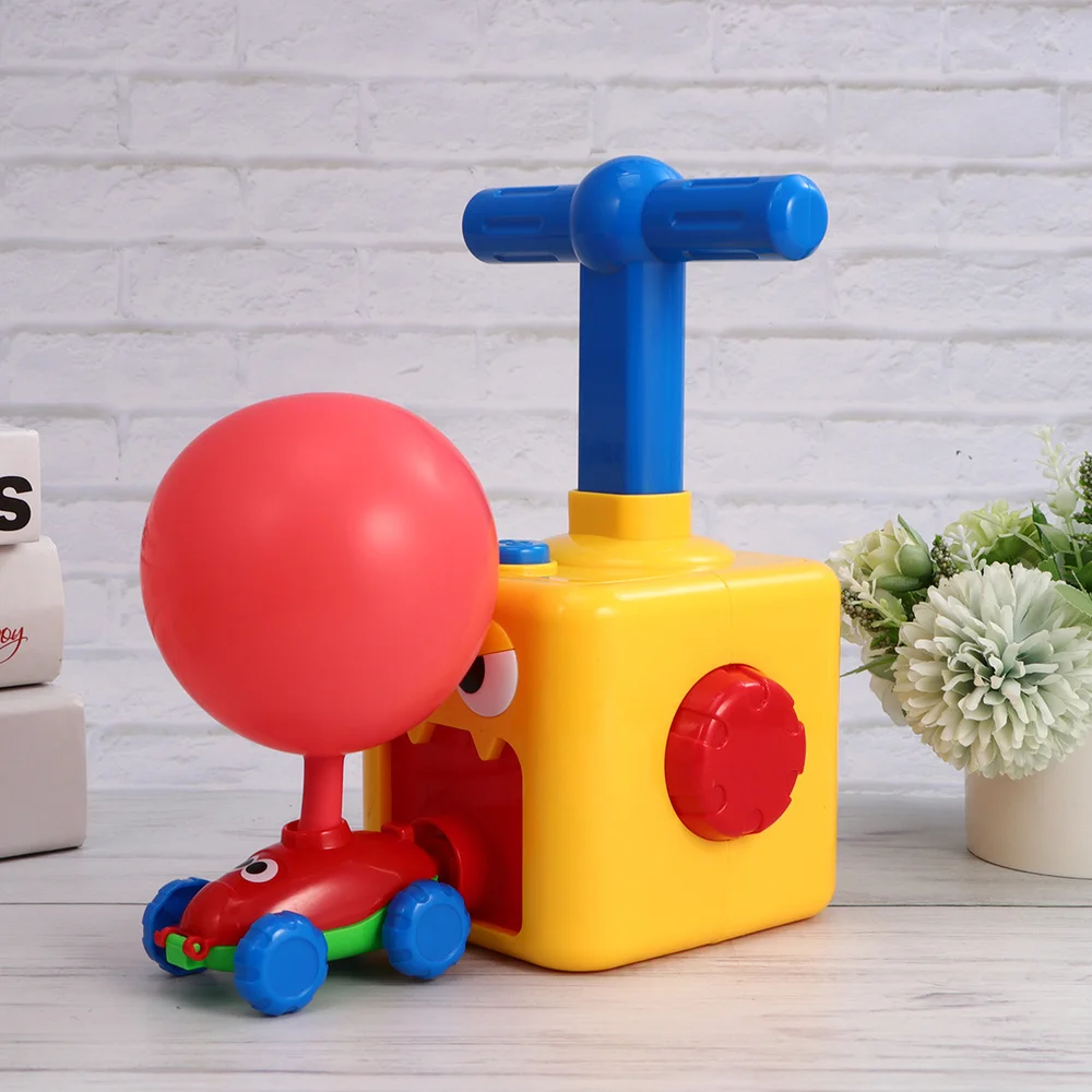 Early Learning Press Control Car Toy Funny Balloon Creative Auto Inertia for Kids Boys Girls Baby (Yellow) |