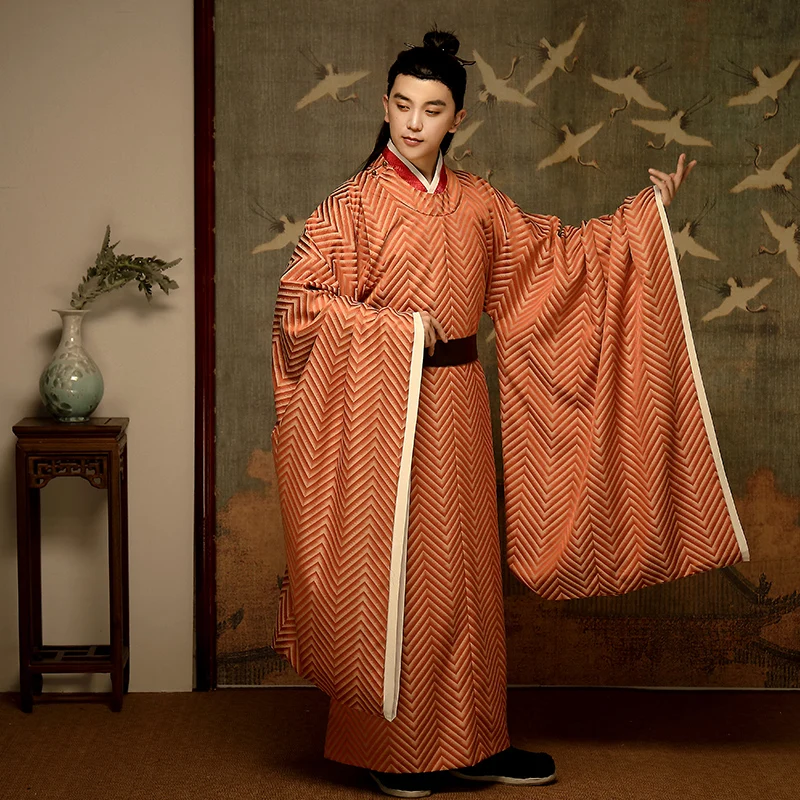 Традиционная китайская одежда мужская Hanfu актеры костюмы династии Сун