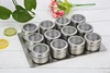 hot sale Magnetic dustproof visible stainless steel seasoning pot spice seasoning bottle seasoning box outdoor barbecue set ► Photo 3/6