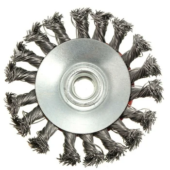 

Hot Sale 4pcs Semi Flat Wire Wheel Cup Brushes Set Kit For Removing Paint/Rust Deburring Brand New And High Quality