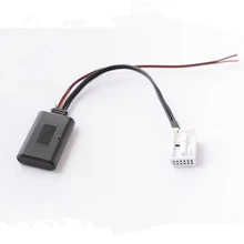 Adaptador de módulo bluetooth mp3 para volkswagen rcd210 rcd300 rcd310 rns300 rns310 mfd2 12 pinos plug adaptador de módulo bluetooth