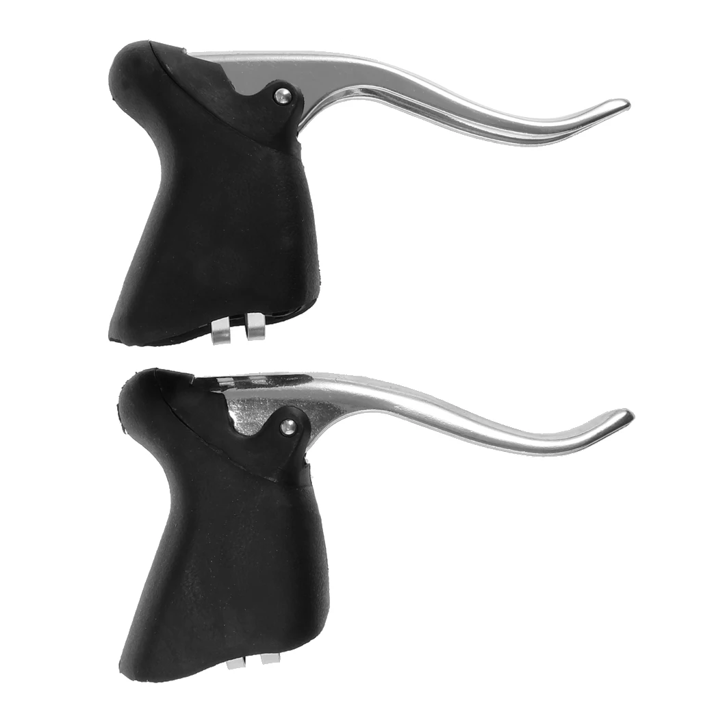 1 Pair Road Bike Drop Bar Brake Levers Cycling Accessories Replacement