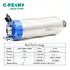 G-PENNY Kit de husillo refrigerado por agua, 2,2 kW ER20, Motor de eje de CNC, 4 rodamientos, 2,2 kW VFD/inversor, soporte de 80mm y bomba de agua de 75W ► Foto 2/6