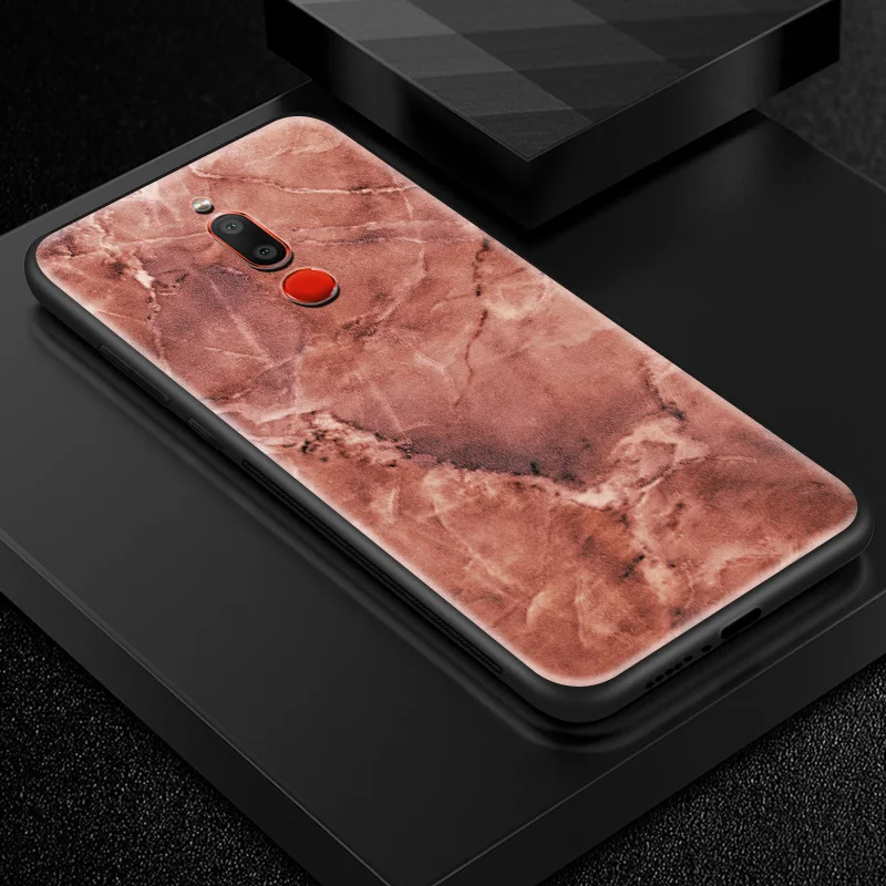 Чехол из закаленного стекла для Meizu 16s 16th Plus 16X M6T M882Q M892Q M5 M6 M8 M9 Note Frame бампер TPU Patten Sky защитная задняя крышка - Цвет: W335