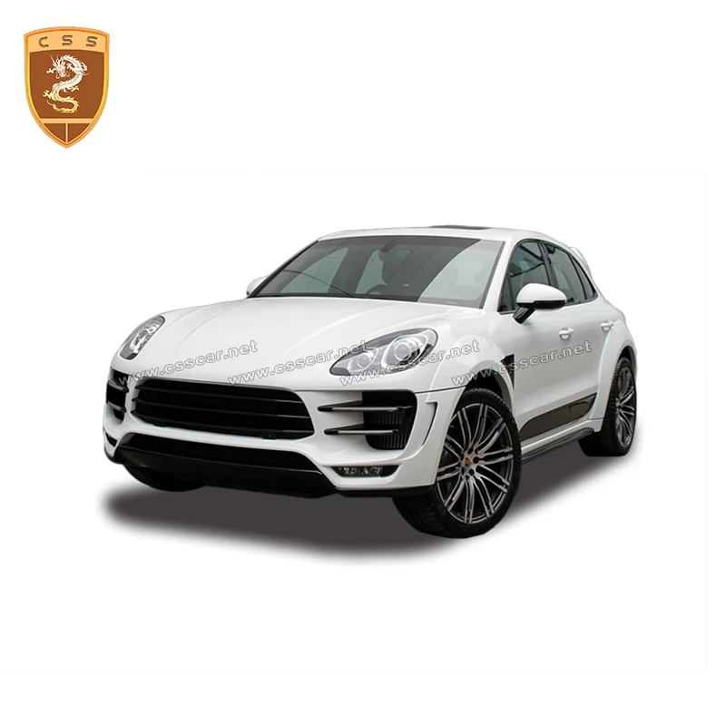 Комплект для корпуса Porsche Macan из углеродного волокна диффузор переднего и заднего