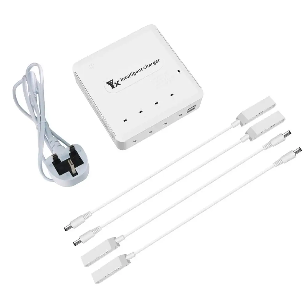 EU plug 6 в 1 fimi x8 мульти-батарея зарядное устройство для Xiaomi FIMI X8 SE зарядный концентратор адаптер Квадрокоптер часть Дрон Квадрокоптер - Цвет: EU plug