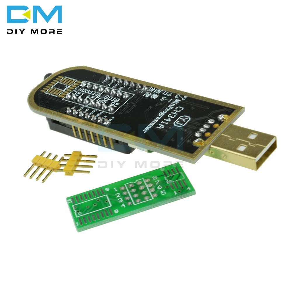 CH341 CH341A USB программатор с SOIC8 SOP8 SOP Клип IC разъем программист IC Разъем 5 В-3,3 В Поддержка 24/25XX SPI флэш-чип EEPROM