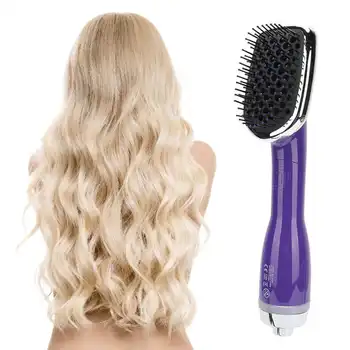 

2-In-1 Hair Dryer Blowing Comb Hair Straightening Styling Massage Hair Drying Comb Professional Hair Styling Tool