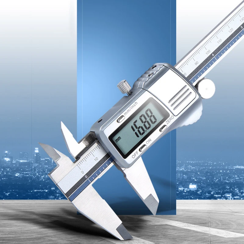 150mm Digital Vernier Caliper Stainless Steel Pachometer All Metal Electronic Caliper High