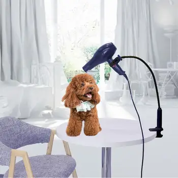 

Pet Dog Cat Hair Dryer Bracket Shelf Rotatable Hands-Free Hair Dryer Beauty Table Holder Pet Clothes Dryer Yoke
