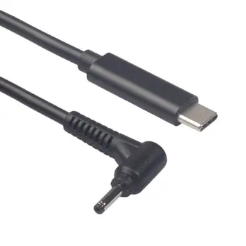 

Power Supply Adapter Data Cable Type-C To DC 3.0mm 1.1mm Converter Cord For Acer Samsung Ultrabook Laptop