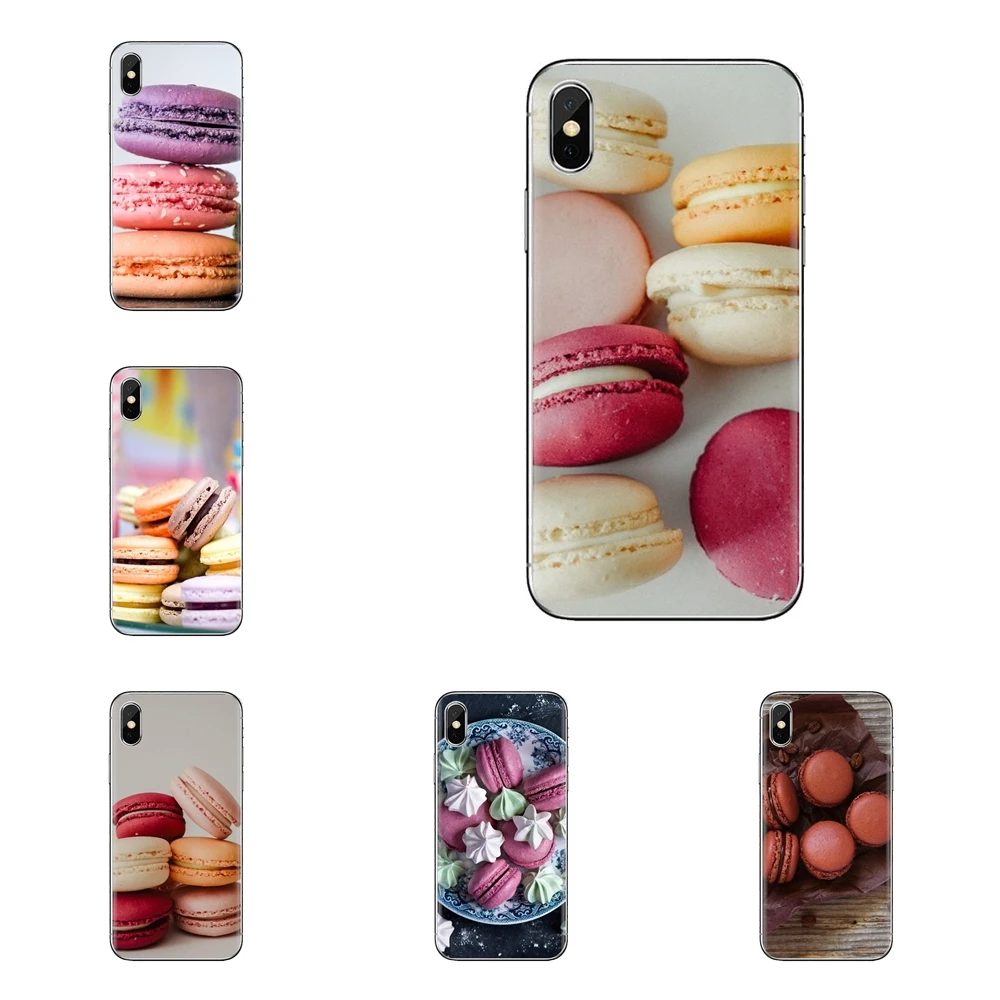 Обои еда мгновенной проявки Macaroon прозрачный мягкий чехол Чехлы для Huawei Honor 5A lyo-l21