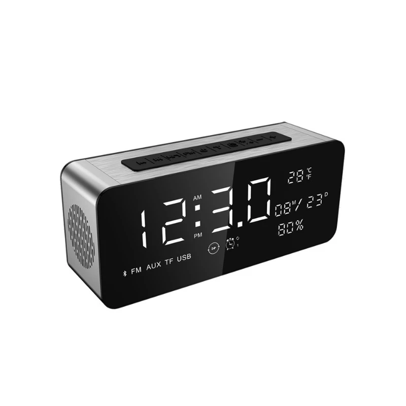 portable speaker with clock