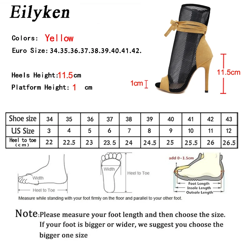 Eilyken г. Новые пикантные женские босоножки на высоком каблуке с открытым носком босоножки на шпильке летняя Клубная обувь женские вечерние ботинки размер 42
