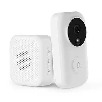 

Xiaomi Dingling Wireless Video Doorbell Set with Infrared Night Vision AI Face Recognition Motion Detection SMS Push Intercom