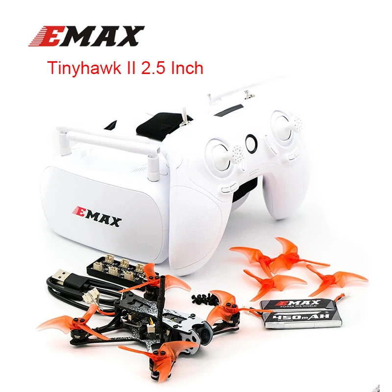 Emax Tinyhawk II 2.5 дюймовый FPV гоночный Дрон с камерой Frsky RunCam D8 F4 Контроллер полета 200 мВт