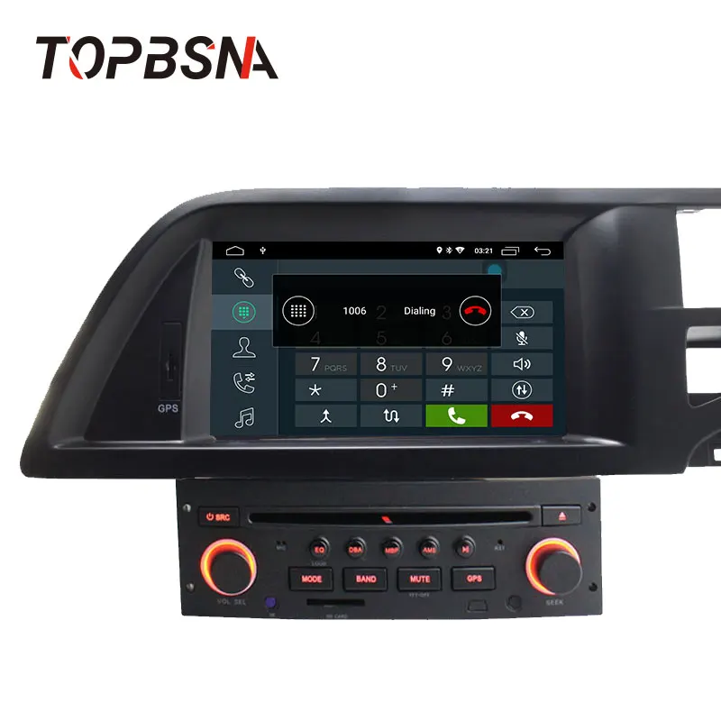 Topsna 1 Din Android 10 автомобильный dvd-плеер для Citroen C5 Мультимедиа gps навигация Радио Зеркало Ссылка wifi четырехъядерный gps Navi RDS