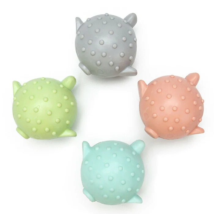 Горячий мяч для питомцев интерактивная игрушка-жевалка для собак 4 цвета издает забавные звуки при прикосновении XJS789