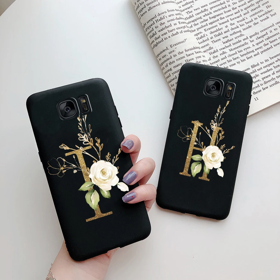 Cute Letters Soft Silicone Phone Case Cover