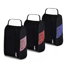Golf Shoes Bag Breathable Portable Water Resistant Zipper Shoe Case Carrier Golf Shoes Holders