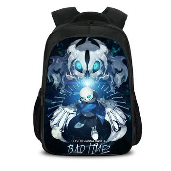 

Undertale Backpack for Teenage Girls Boys Book Bags Children School Orthopedic Backpacks Sans Papyrus Mochilas Travel Bag