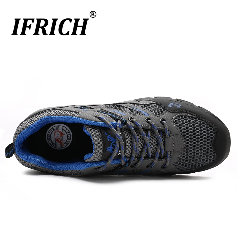 Breathable Hiking Shoes for Men Comfortable Junior Hiking Sneakers Male Brown Mountain Hiking Shoes Mens Non Slip Trekking Shoes
