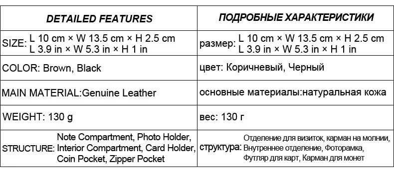 Кожаный мужской и женский универсальный короткий кошелек большой емкости из воловьей кожи с несколькими карточками кошелек для смены позиции Повседневный унисекс на молнии