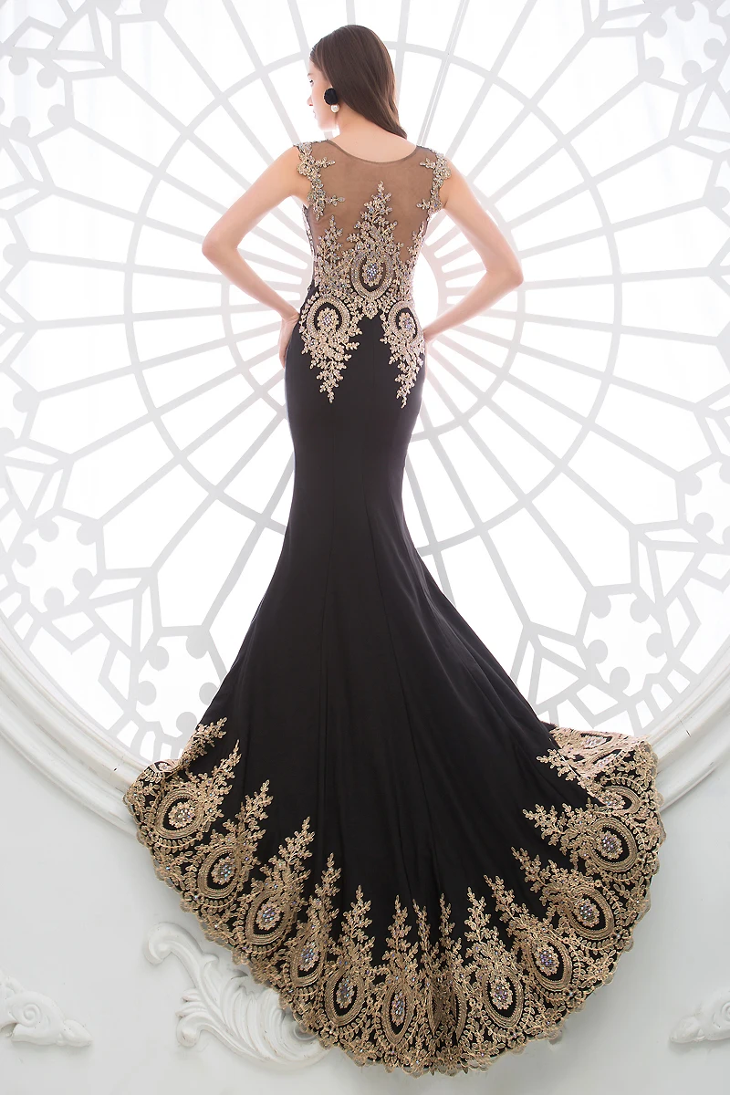 Vestido de noiva, черное, красное, длинное, Русалочка, для женщин, формальные, вечерние, на выпускной, кружевное, с аппликацией, robe de soiree,, Платья для подружек невесты