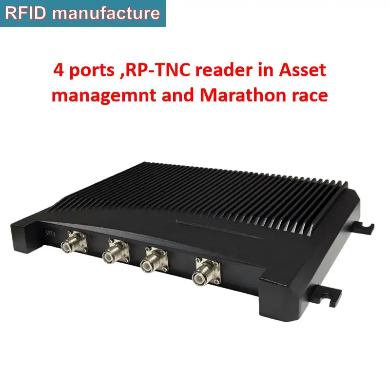 902-928mhz 4ports UHF RFID 4 порта Impinj R2000 дальний rfid считыватель 840-960 МГц rfid система посещаемости работа для rfid считыватель кредитных карт писатель - Цвет: 902-928mhz 4ports