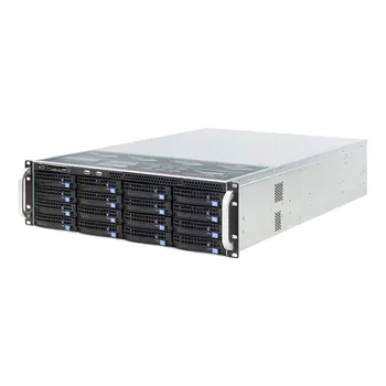 

high quality 3U rack-mount hot-swap chassis 19 inches 16 HDD storage server S365-16 800W power supply 6GB MINI SAS backplane