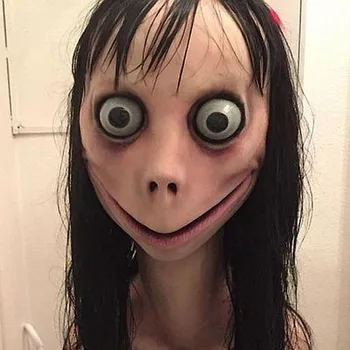 

Momo racing mask momo mask costume cosplay Japan yaoyorozu halloween Game Latex Masks Scary Horron with wig mascara