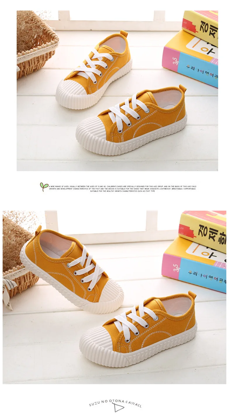 Fashion Kids Shoes Unisex Boys Girls Sneakers Children Casual Canvas Shoes For Big Boy Girl Candy Colors Soft Breathable 27-38