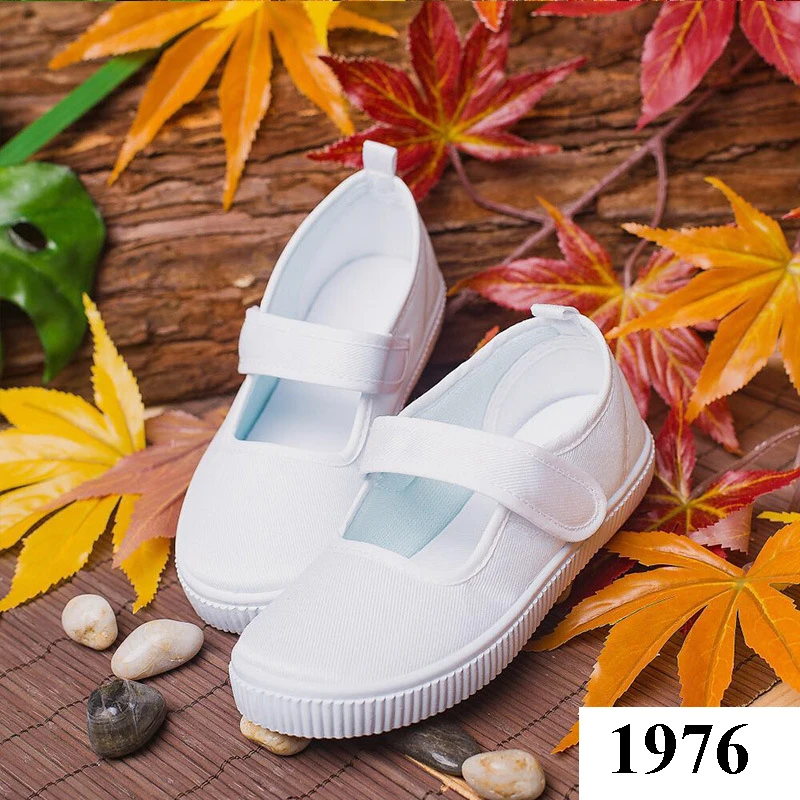 Обувь для мальчиков и девочек; Детские кроссовки; школьные мокасины для детей ясельного возраста; светлые холщовые гимнастические туфли; уличная белая спортивная обувь для детей обувь детская обувь для малышей - Цвет: White 1976