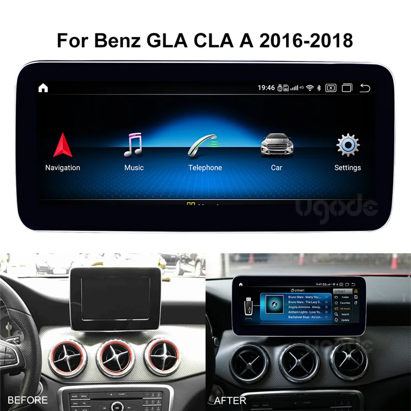 Автомобильная Мультимедийная система Qualcomm 2016 18 W176X156 с экраном Android GPS навигацией