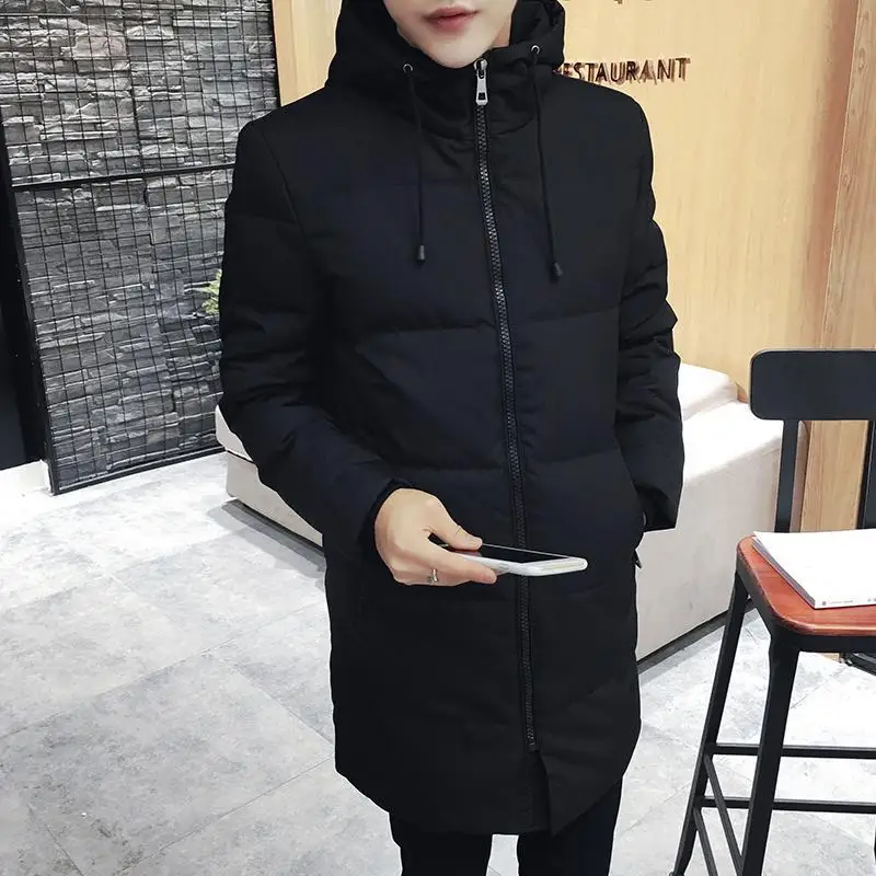 Hot Sales Hot Selling Supply of Goods Spring And Summer New Style 90% White Duck down Thick down Jacket Men's Mid-length Youth C