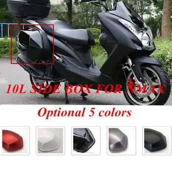

Modified motorcycle nmax155 nmax bigger larger capacity 10L side box bag luggage cargo case for yamaha nmax155 nmax125 2016-2019