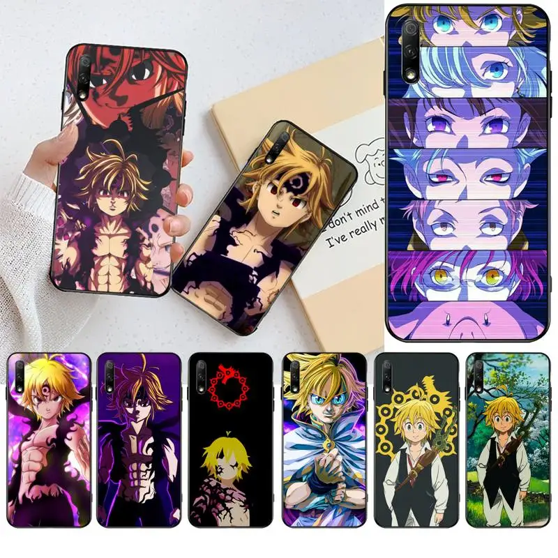 Чехол для телефона PENGHUWAN Seven Deadly Sins Meliodas черный мягкий чехол Huawei Honor 20 10 9 8 8x 8c 9x 7c 7a