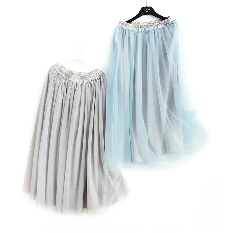Zoj Japanese-style WOMEN'S Dress Yarn Skirt Autumn Fairy Skirt A- line Skirt New Style Gauze Skirt Currently Available Whol