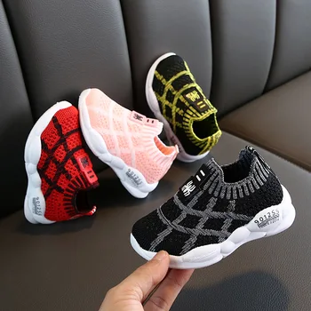 

Children Casual Sport Shoes Kids Boys Sneakers Spring Autumn Net Mesh Breathable Girls Running Shoes For Kids Martin Boots