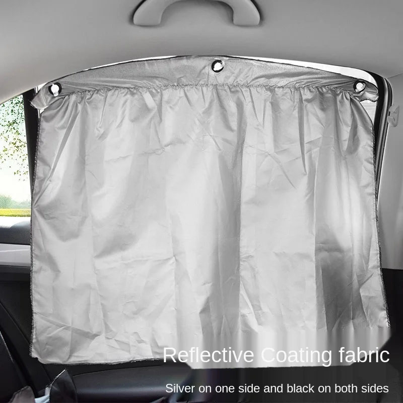 Automotive curtain fabric sunshade for sunscreen side window For Kia
