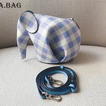 Роскошные женские сумки, дизайнерские мини-сумки-мессенджеры со слоном, женская сумка через плечо из натуральной кожи, сумки на плечо для